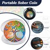 Tree of Life Sobriety Coin, Golden Hope AA Chips, Addiction
