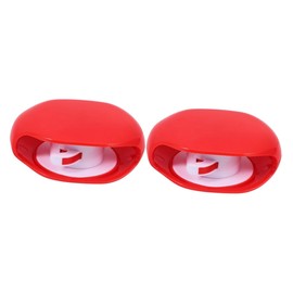 Gatuida 2pcs Automatic Roll Earphone Storage Box Red Data Cable Organizer for Home and Travel and Material for Earphone and Charging