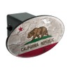 GRAPHICS & MORE Rustic Distressed California State Flag Oval Tow