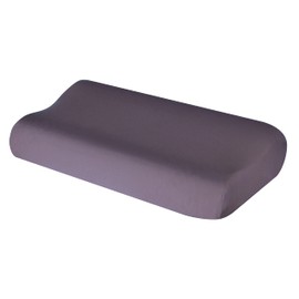 Cushion Cover for Neck Pillow Neck Support Pillow Health Pillow Made of Cotton for Sizes from 35 x 60 to 45 x 75 cm (Dark Grey 104)
