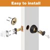Probrico 4 Pack Oil Rubbed Bronze Single Cylinder Deadbolt Lock