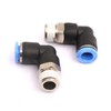 CEKER 1/4 Elbow Male Airlines Push Fittings 90 Degree Push
