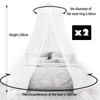 2 Pcs Mosquito Net for Bed,Bed Canopy for Double Bed
