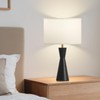 LIMIXI Bedside Lamps Set of 2, 3-Color Dimmable Black Metal