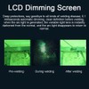 Solar Charging Automatic Dimming Welding Facemask Head-mounted Large View LCD