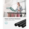 SONGMICS Clothes Drying Rack, with Sock Clips, Metal Laundry Rack,