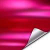 VViViD+ Premium Satin Chrome Hot Pink Vinyl Wrap Roll w/Air-Release