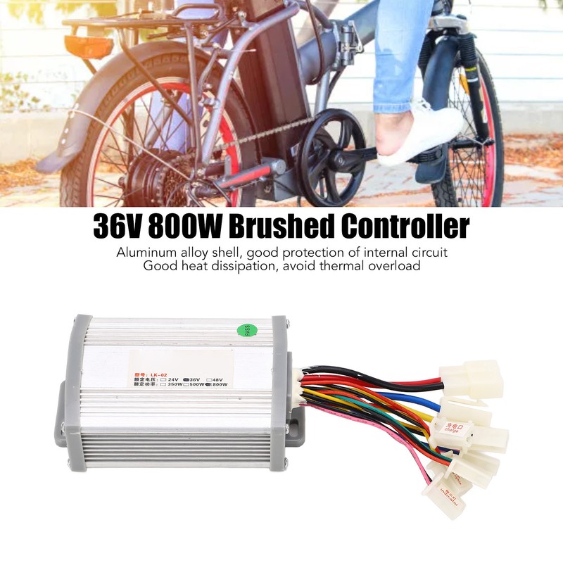 36V 800W Brushed Controller Over Current Protection Electric Bike Brushed