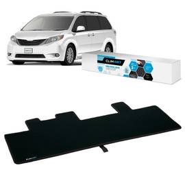 CLIM ART Cargo Liner for Toyota Sienna 2011-2020 Custom Fit Trunk Mat, with Honeycomb Dirtproof & Waterproof Technology - All-Climate, Heavy Duty, Anti-Slip Cargo Liner, Luggage - FL01111025