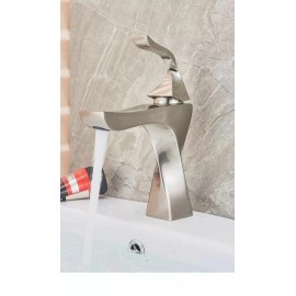 Faucet ( F-BN001) Brushed nickel ultra modern bathroom faucet