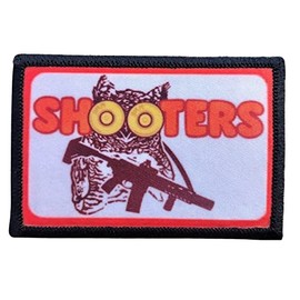 Shooters Morale Patch Removable Hook and Loop for Molle Gear, Operator Hat, Rucksack, Pack Bag, Backpack, Made in The USA