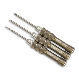 RAYWOOD DULO RC Maintenance Mini Screwdriver Set RC Car Repair Maintenance RC Drone Setting (Ball Point, Steel Gray)