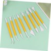 Gadpiparty 3 Sets Clay Sculpting Tools Plastic Pottery Carving Shaping