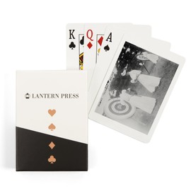 Lantern Press Archery Tournament in Boston, MA Photograph (52 Playing Cards, Poker Size Card Deck with Jokers)
