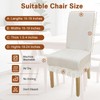 Velvet Dining Room Chair Cover Stretch Thicker Dining Chair Covers