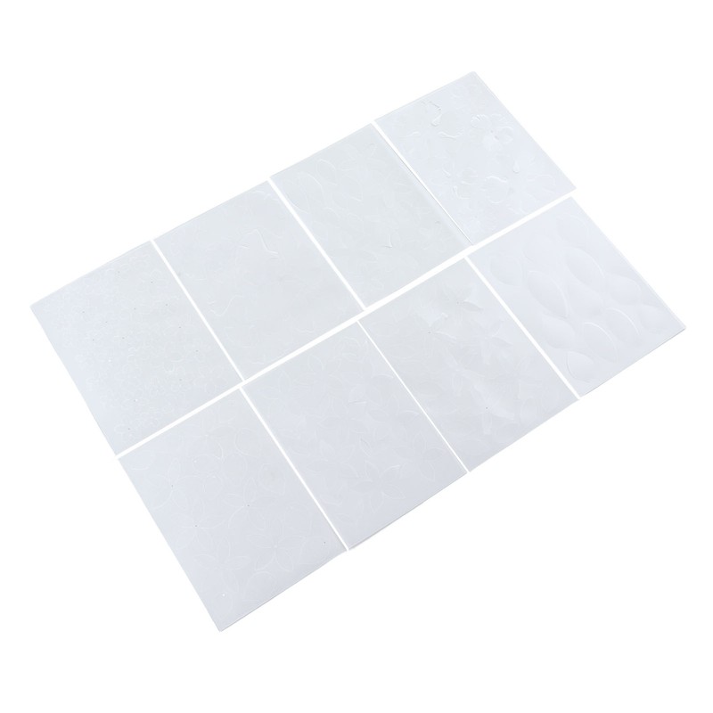 8pcs Heat Shrink Paper for Kids Double Sided High Transparency