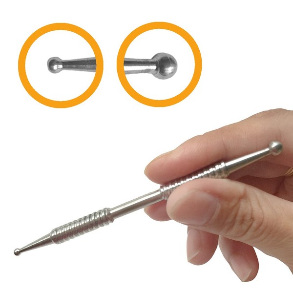 Dual Head Tip Acupuncture Ear and Body Point Probe Pocket