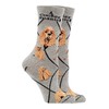 WHD Cocker Spaniel Socks (Gray, Medium)