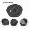 Pack of 2 Sink Plugs, Rubber Plugs for Sink, Sink