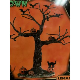 Lemax Spooky Town # 93418  "Batty for Pumpkins" Tree  New in Box  Ships Free