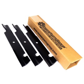 MowerPartsGroup (3) Notched Blades Fits Bobcat Exmark with 48" Deck 03239 112111-01 32061