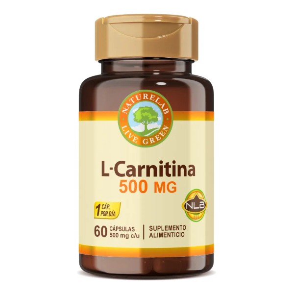 L-carnitina - Minerales - 60 Cápsulas De 500mg- Naturelab Sabor