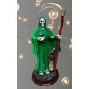 16" Green Santa Muerte Statue Holy Death Grim Reaper