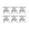 100pcs Terminal Marker Carrier 35mm DIN Rail Installation Universal UK