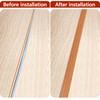 20Ft Floor Transition Strip Self Adhesive Carpet to Tile Floor