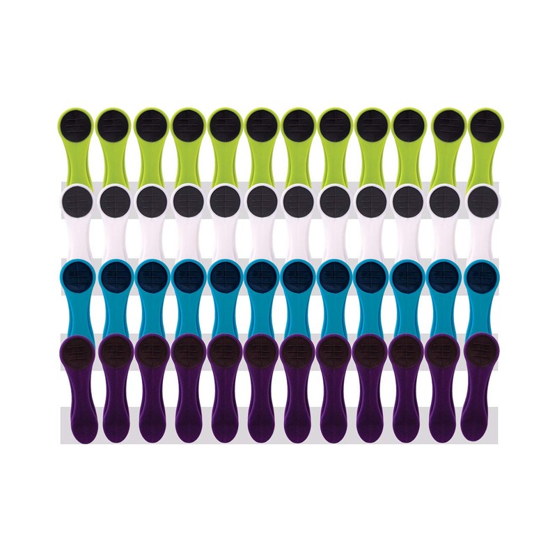48 Clothes Pegs with Soft Grip and 1 Clothes Peg