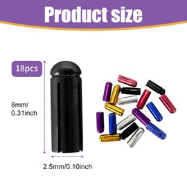 Pack of 18 Dart Flights Protector, Lightweight Dart Flight Wing Savers Corrector Fixed 90 Degrees, Darts Accessories for Professional Competition Dart Flight Protection - Red, Black, Blue, Gold,