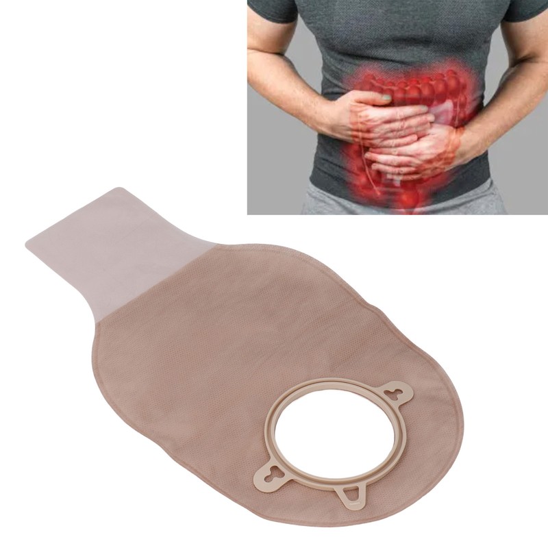 Colostomy Bag Nonwoven ABS Leak Proof Portable Ostomy Pouch for