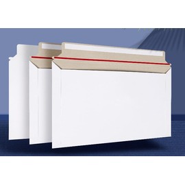 Cardboard Envelopes, Business Letter Case, Click Post, Pack of 10, 6.3 x 9.8 inches (16 x 25 cm), Super Thick, Compatible with A5 Size, Mailing Box, Mailing Bag, Wrapping Bag, International Mailing