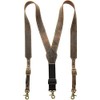 Nocona Belt Co. Men's Nocona USA Basic Suspender, Brown, Large