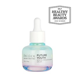 Pacifica Future Youth Gravity Rebound Face Serum - Suero facial reafirmante multipéptido para líneas finas, antienvejecimiento y elasticidad, vegano y
