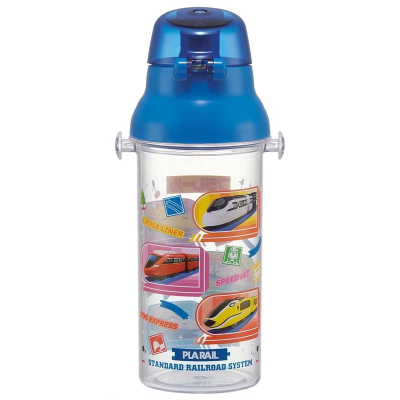 Skater (Skater) Thermos 480ml Plarail 24 Plastic Clear Bottle for