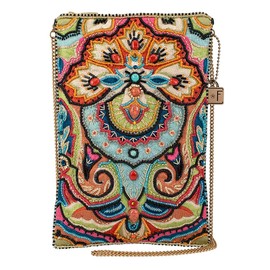 Mary Frances Party on The Patio Mini Crossbody Handbag, Multi