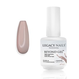 LEGACY NAILS Professional Beyond Gel Soak-Off Nail Gel Polish Full Coverage Highly Pigmented Gel Nail Polish (BEYOND GEL - CHAMPAING 1/2 OZ)
