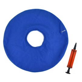 Portable Inflatable Cushion donut cushion pressure cushions for bottoms Donut Shape, Comfortable Sitting, Pressure Relief, Suitable for All (M, Blue, 1)