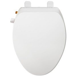 Elongated Bidet Toilet Seat – Non-Electric, Slow-Close Lid, Adjustable Water Pressure, Self-Cleaning Dual Nozzles for Frontal & Rear Wash, Leak-Resistant Brass Inlet, Easy Installation (Elongated)