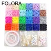 6000 PCS Clay Beads for Bracelet Making, FOLORA Polymer Clay