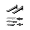 NOTMBESTM Universal Wall Mount Storage Organizer for Keyboard, (Black)