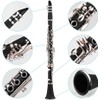 Roberee Clarinet Model 16 cm Mini Clarinet Model Musical Instrument