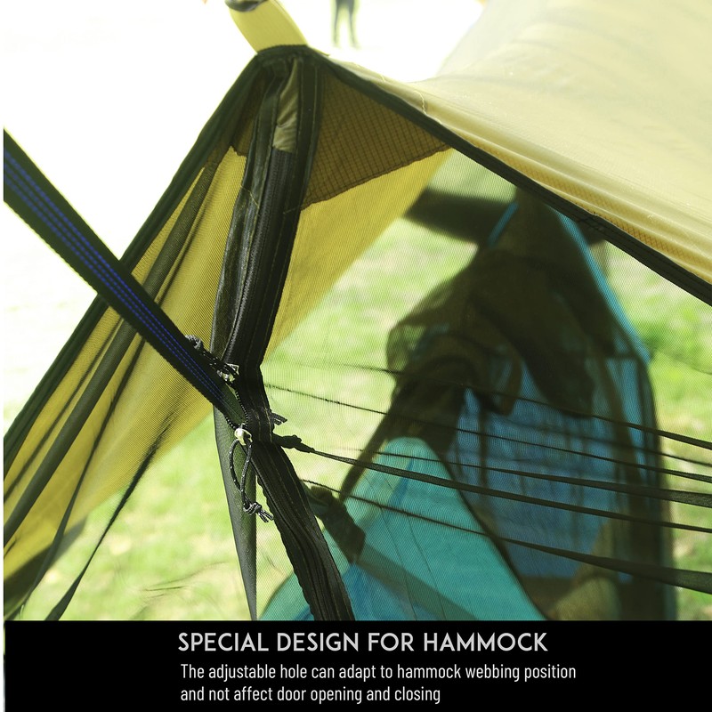 Lightweight No Bug Screen House for Hammock, Canoe Picnics Backyards