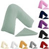 Buzzbuy V shaped pillowcase cover, 100% Poly-cotton Back & Neck