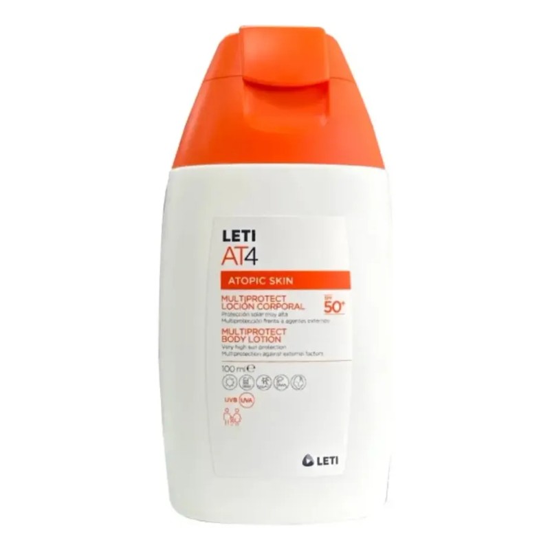 Loción Corporal Multiprotectora Spf 50 100ml Leti At4