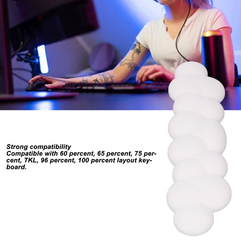 Cloud Keyboard Wrist Rest Smoothly PU Leather Keyboard Palm Rest