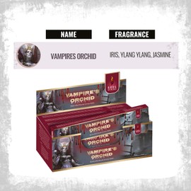 Soul Sticks Hand-Rolled Incense Sticks Evil Spirit Blends 180 Gram Box | 100% Natural Masala Incense Organic Home Fragrance Agarbatti (Vampire Orchid)