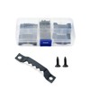 QWORK® 300 Set Picture Hooks with Screws , Sawtooth Picture