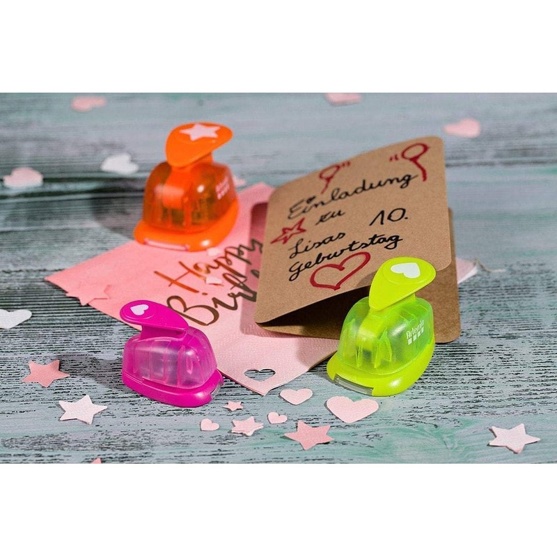 Artemio 1.6 cm Small Star Number 2 Lever Punch, Green